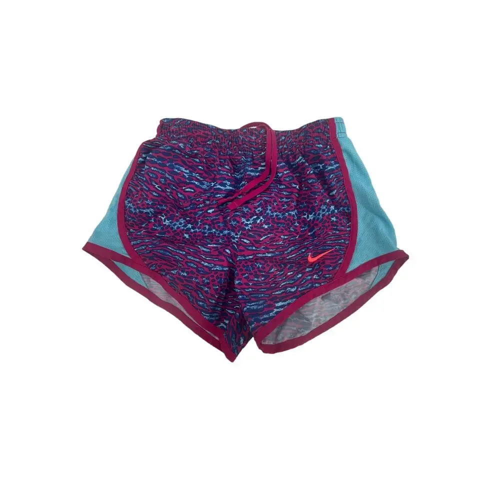 BCG Nike Girls Lot of 2 Printed Leggings & Athletic Shorts Youth Size Small
